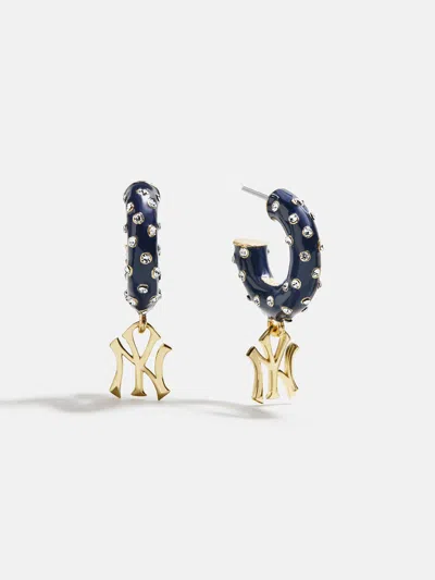 Baublebar Mlb Enamel Hoop Earrings In Black