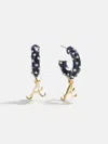 Baublebar Mlb Enamel Hoop Earrings In Pattern