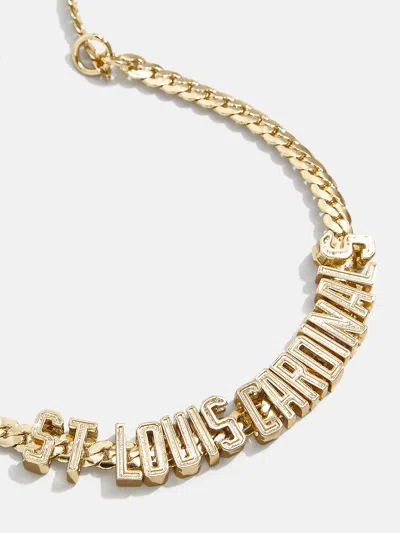 Baublebar Mlb Gold Curb Chain Bracelet In Brown