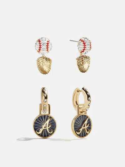 Baublebar Mlb Hoop Earring Set In Orange