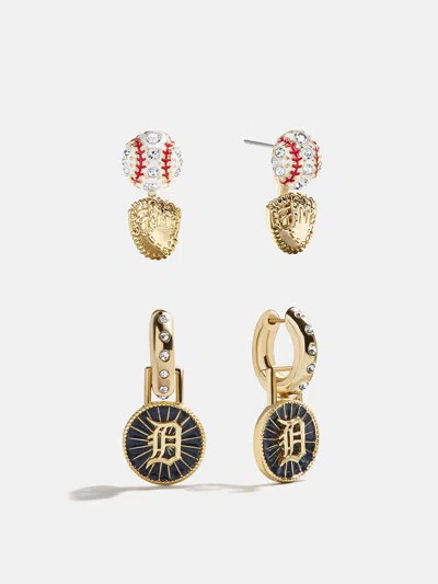 Baublebar Mlb Hoop Earring Set In Gold
