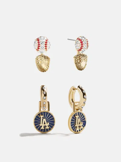 Baublebar Mlb Hoop Earring Set In Metallic