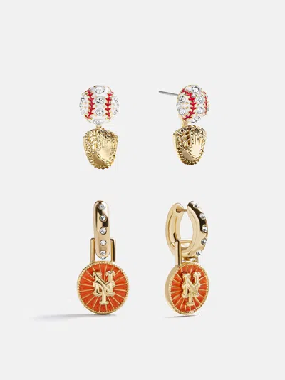Baublebar Mlb Hoop Earring Set In Neutral