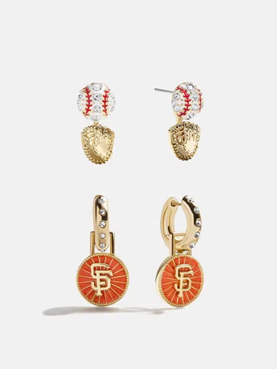 Baublebar Mlb Hoop Earring Set In Pattern