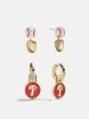 Baublebar Mlb Hoop Earring Set In Pattern
