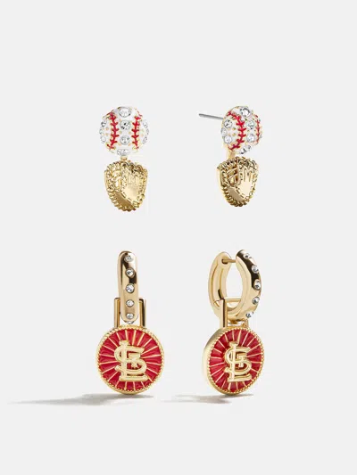 Baublebar Mlb Hoop Earring Set In Orange