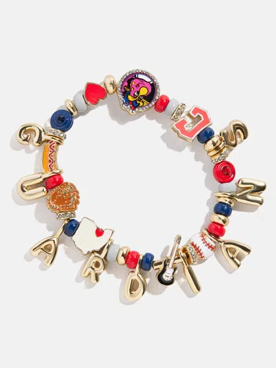 Baublebar Mlb Motif Beaded Bracelet In Red