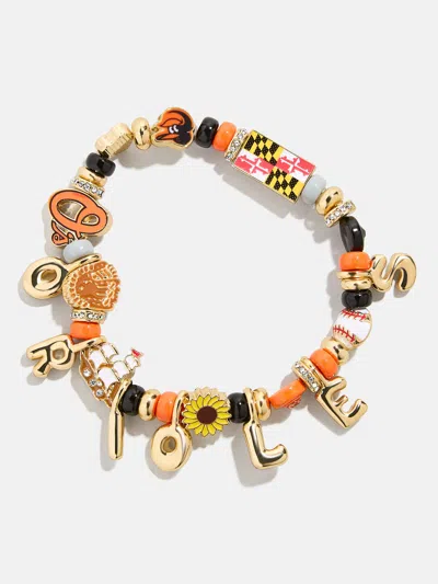 Baublebar Mlb Motif Beaded Bracelet In Pink