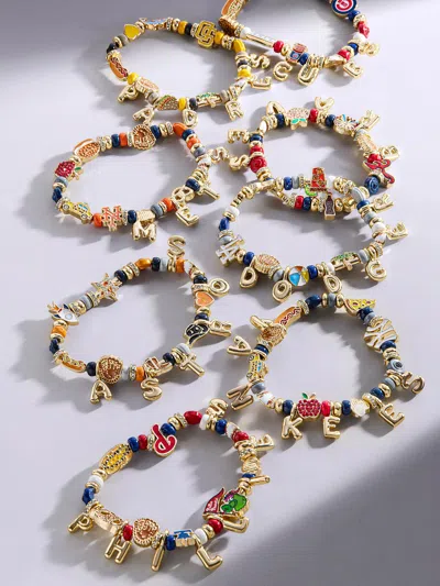Baublebar Mlb Motif Beaded Bracelet In Green