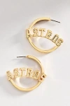 Baublebar Mlb Wordmark Hoop Earrings In Orange