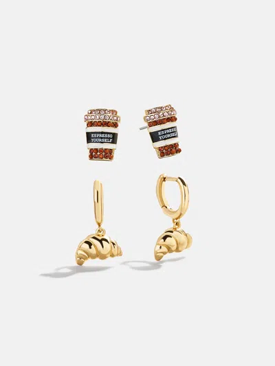 Baublebar Morning Essentials Earring Set In Brown