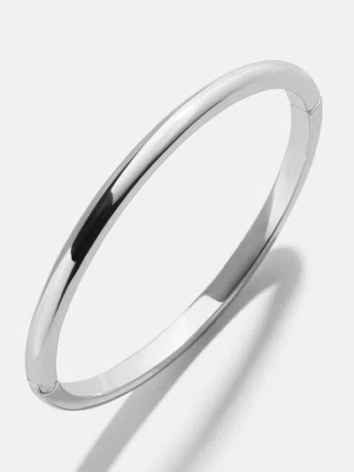 Baublebar Nadia Classic Hinge Bangle In Silver