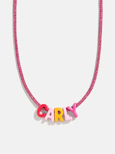 Baublebar Name Drop Waterproof Kids' Custom Necklace In Multi
