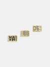 Baublebar Neutral Initial 360 Spinner Charm In Gold
