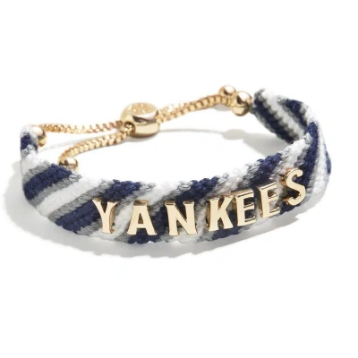 Baublebar New York Yankees Woven Friendship Bracelet In Navy