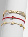 Baublebar Nfl Bracelet Set In Gold