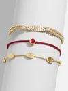 Baublebar Nfl Bracelet Set In Gold