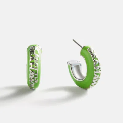 Baublebar Nfl Enamel Hoop Earrings
