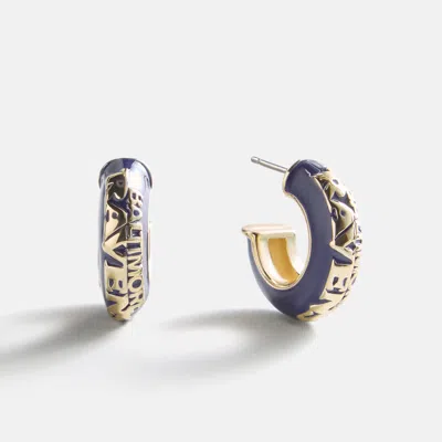 Baublebar Nfl Enamel Hoop Earrings