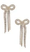 Baublebar Nicci Pave Bow Drop Earrings In 清除
