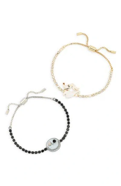 Baublebar Nightmare Before Christmas Set Of 2 Bracelets In Transparent