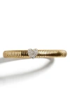 Baublebar Noah Initial Coil Bracelet In Gold