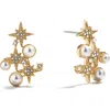 Baublebar Nora Faux Pearl Drop Earrings In Gold