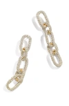 Baublebar Nova Chain Drop Earrings In Clear