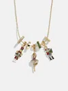 Baublebar Nutcracker Ballet Christmas Charm Necklace In Gold