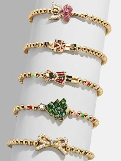 Baublebar Nutcracker Ballet Kids' Bracelet Set In Gold