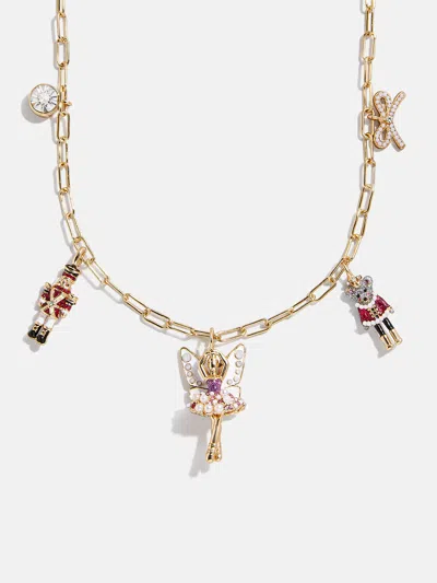 Baublebar Nutcracker Ballet Kids' Charm Necklace In Gold