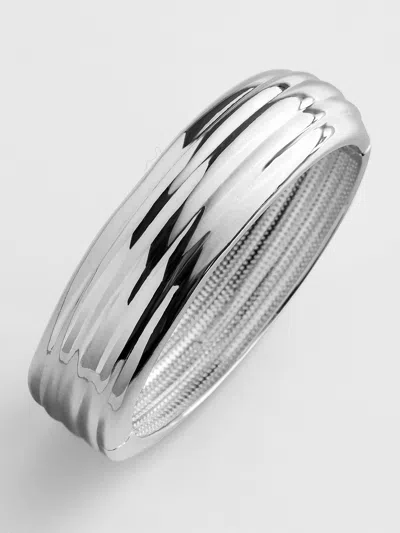 Baublebar Odessa Hinge Bangle Bracelet In Silver