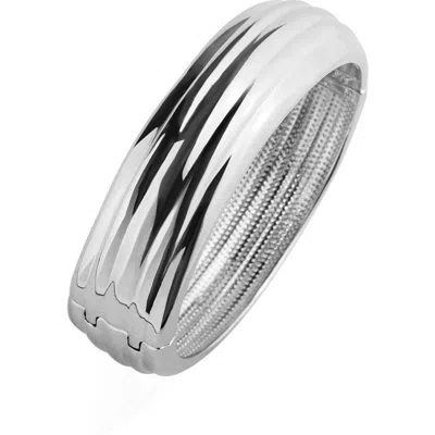 Baublebar Odessa Hinge Bangle In Metallic