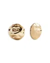 Baublebar Odette Hammered Statement Stud Earrings In Gold