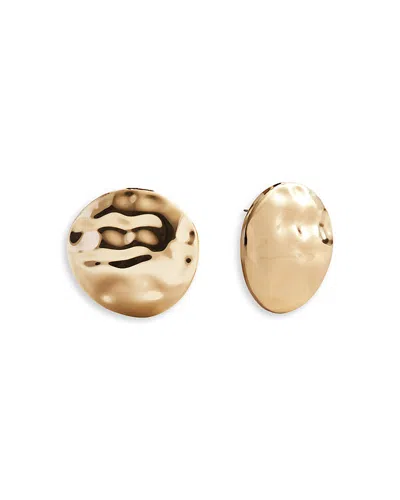 Baublebar Odette Hammered Statement Stud Earrings In Gold