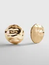 Baublebar Odette Hammered Statement Stud Earrings In Gold