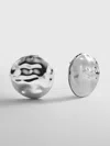 Baublebar Odette Hammered Statement Stud Earrings In Metallic