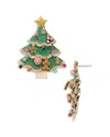 Baublebar Oh Glitzmas Tree Crystal Statement Earrings In Green