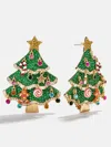 Baublebar Oh Glitzmas Tree Crystal Statement Earrings In Multi