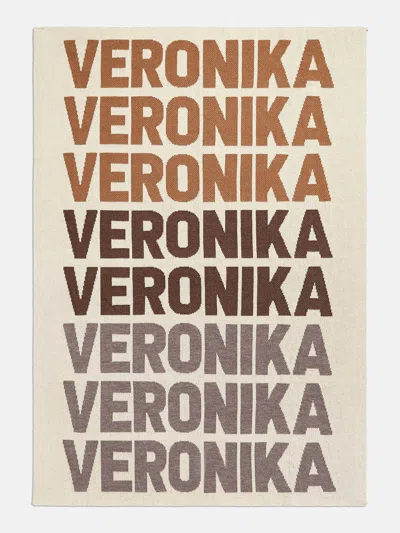 Baublebar Ombre Name Custom Blanket In Neutral