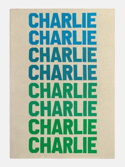 Baublebar Ombre Name Custom Blanket In Neutral