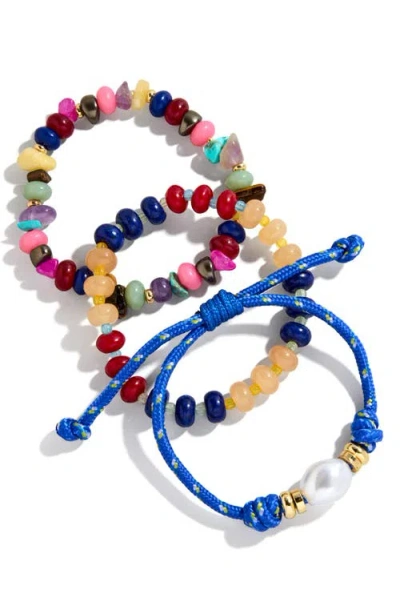 Baublebar On The Bright Side Set Of 3 Assorted Bracelets In Multi