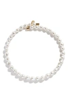 Baublebar Ondine Pearl Collar Necklace In White