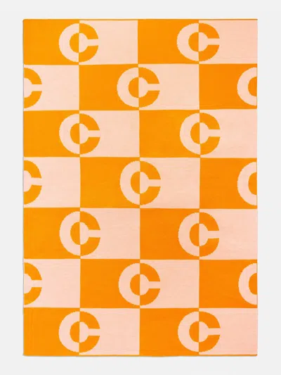 Baublebar Opposites Attract Custom Blanket In Orange