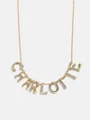 Baublebar Organic Letter Custom Necklace In Gold
