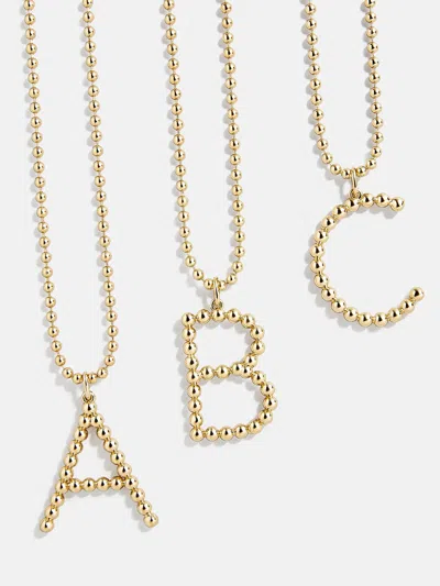 Baublebar Oversized Initial Pisa Necklace In Gold