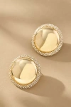 Baublebar Pamela Pave Disc Statement Stud Earrings In Gold Tone In Gold