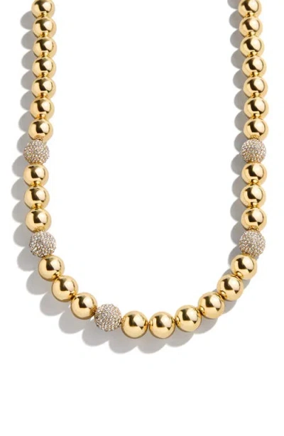 Baublebar Pavé & Goldtone Beade Statement Necklace