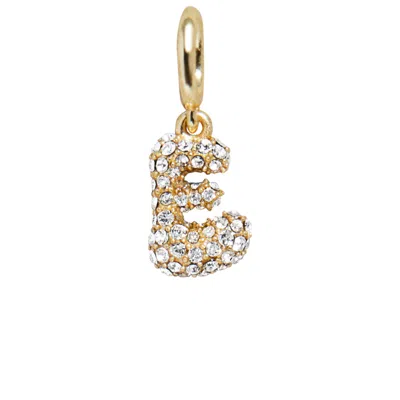 Baublebar Pave Bubble Initial Cluster Charm In Gold