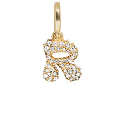 Baublebar Pave Bubble Initial Cluster Charm In Metallic
